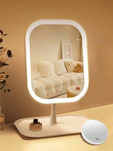 Lighted makeup mirror led - lighted,