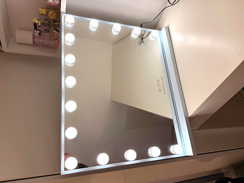 Hollywood dressing mirror with - dressing,