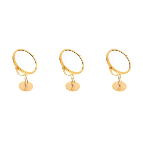3pcs rotatable golden vanity - golden,