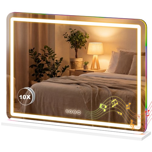 Homcom vanity mirror - homcom, with