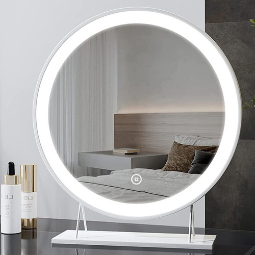 Emke round vanity mirror - round, with