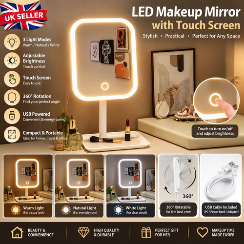 Led makeup mirror - led,