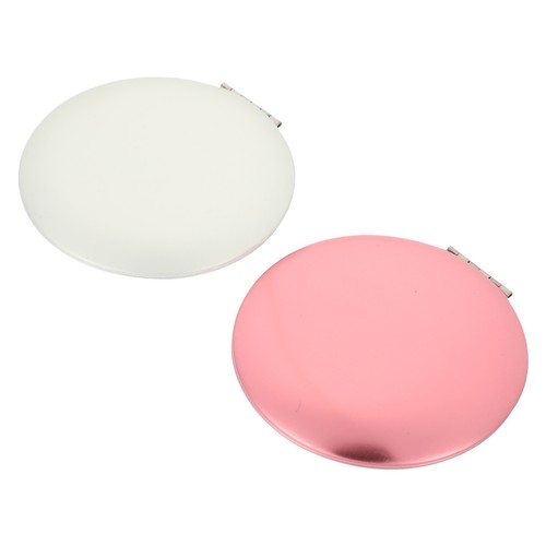 Silver compact double sided - silver,