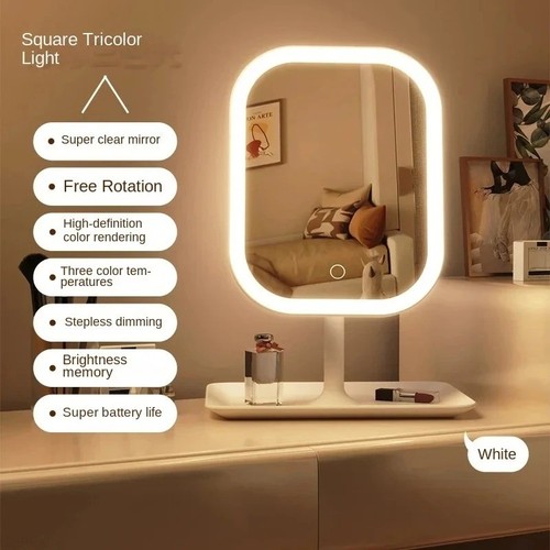 Led lighted makeup mirror - led,