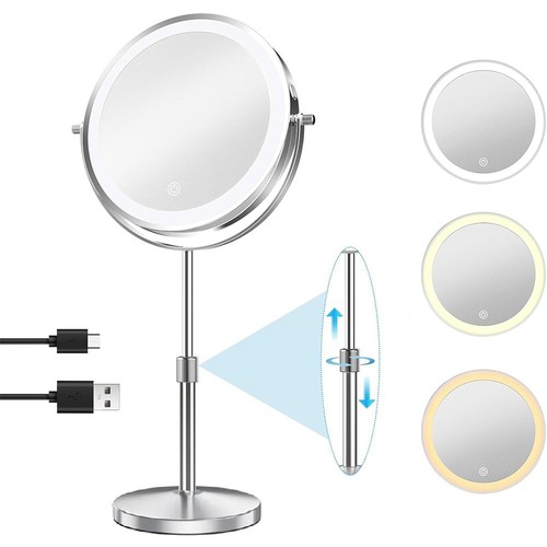 Makeup mirror 10x - mirror, 1x/10x