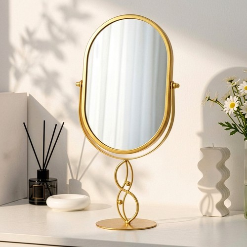 Oval makeup mirror with - mirror,