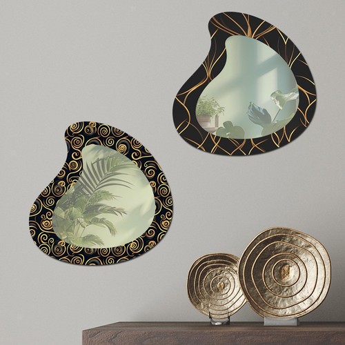 Wall mirror - wall, vanity